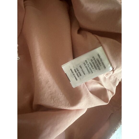 NWT CAROLINE CONSTAS Sequin Crop Top & Skirt Set Pink Size 10 - Picture 5 of 10